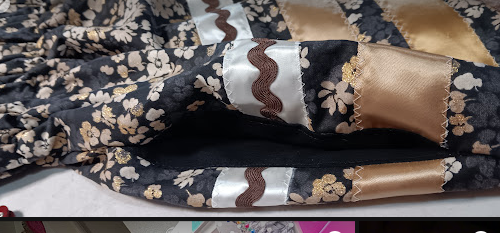 Brown Gold Ribbon Skirt